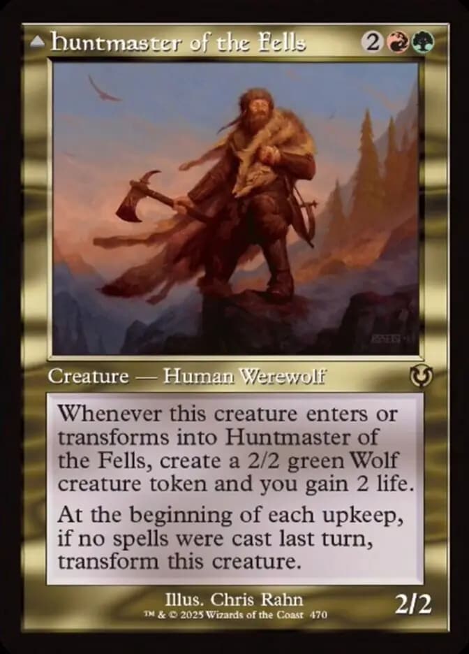 Card image of Huntmaster of the Fells / Ravager of the Fells