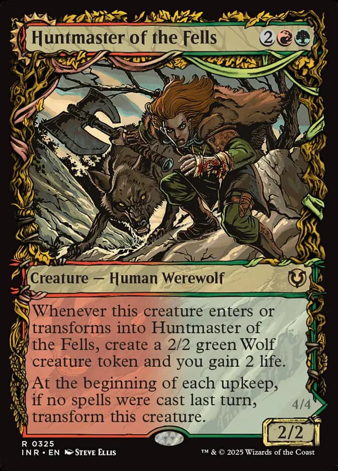 Card image of Huntmaster of the Fells / Ravager of the Fells