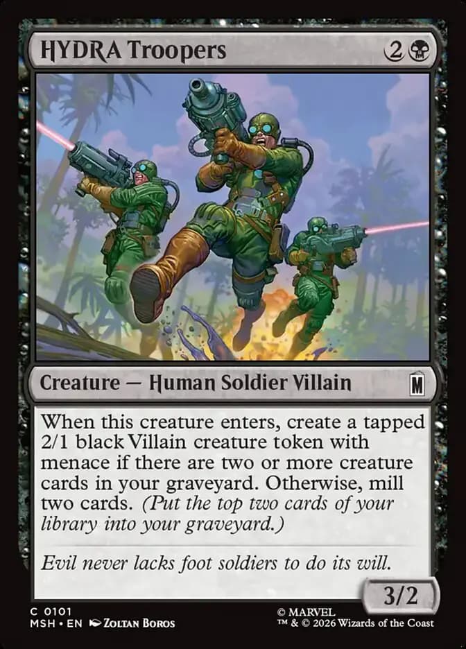 Card image of HYDRA Troopers