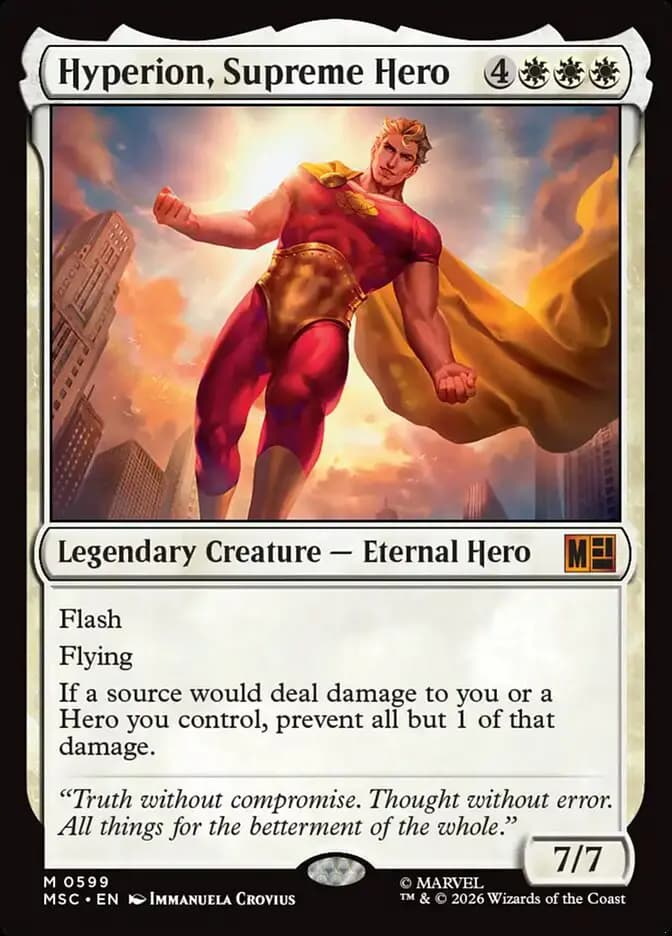 Card image of Hyperion, Supreme Hero