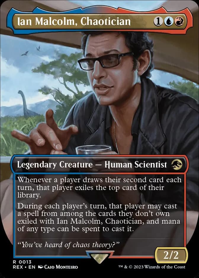 Card image of Ian Malcolm, Chaotician