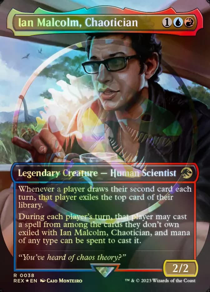 Card image of Ian Malcolm, Chaotician