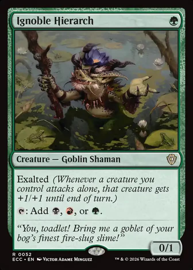 Card image of Ignoble Hierarch