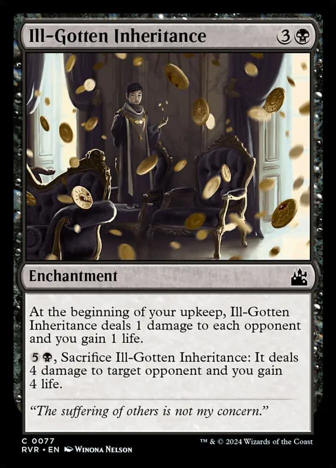 Card image of Ill-Gotten Inheritance