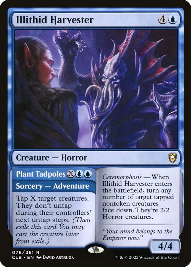 Card image of Illithid Harvester / Plant Tadpoles