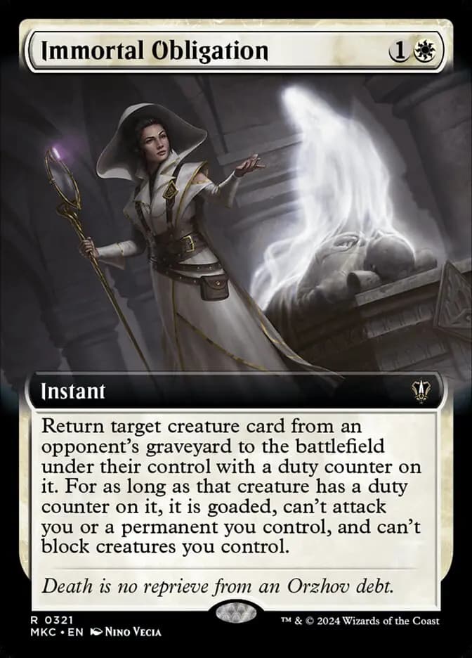 Card image of Immortal Obligation