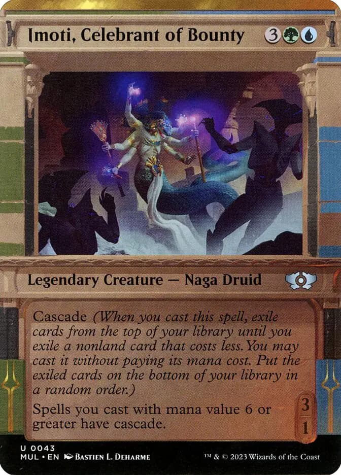 Card image of Imoti, Celebrant of Bounty