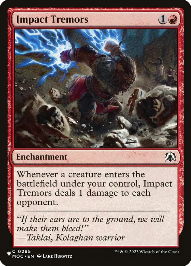 Card image of Impact Tremors