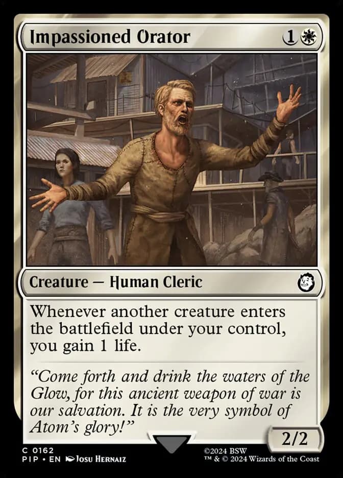 Card image of Impassioned Orator