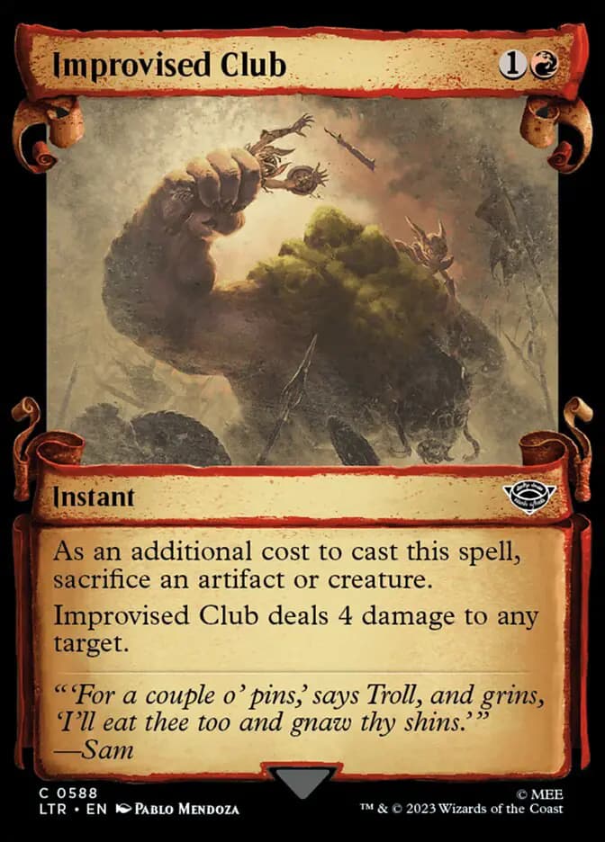 Card image of Improvised Club