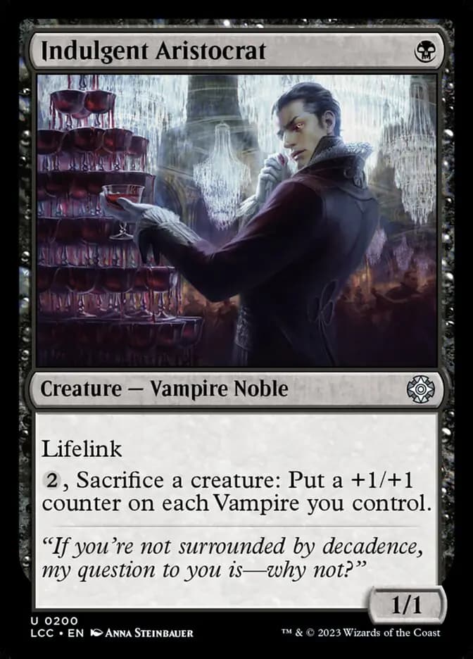 Card image of Indulgent Aristocrat