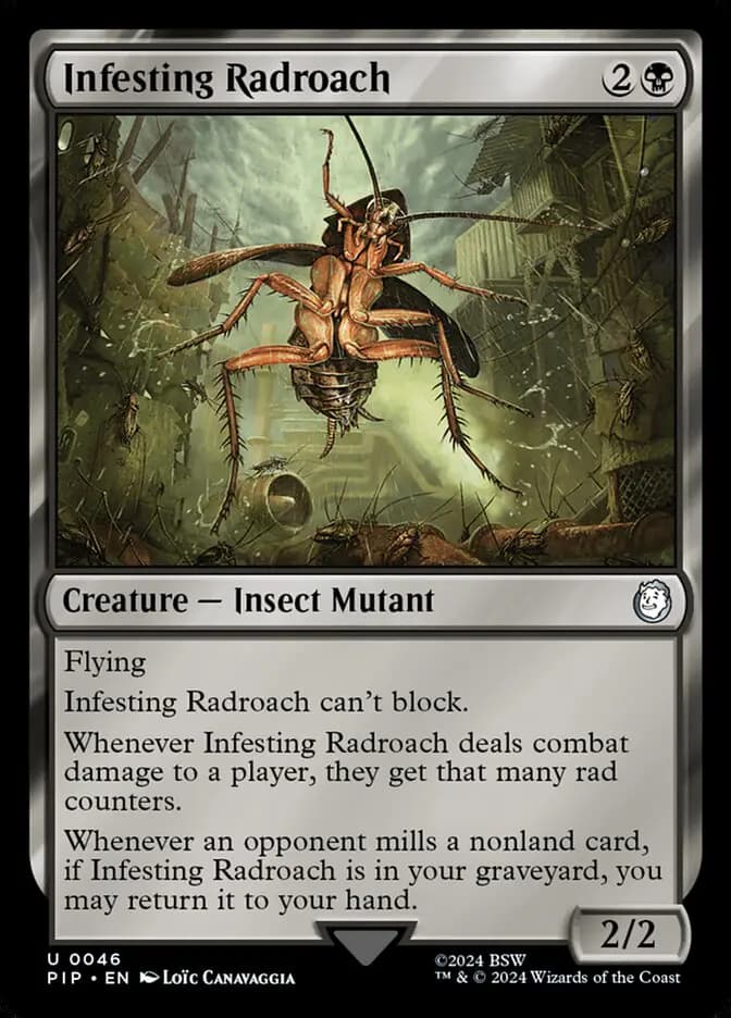 Card image of Infesting Radroach