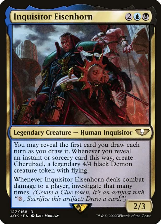 Card image of Inquisitor Eisenhorn