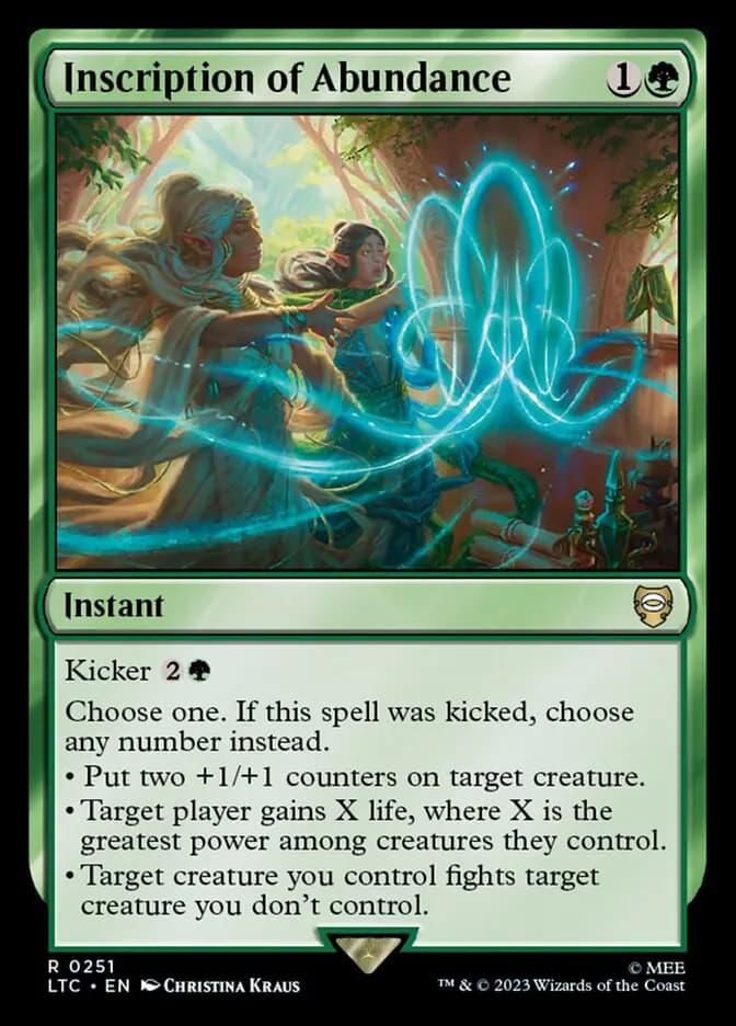 Card image of Inscription of Abundance