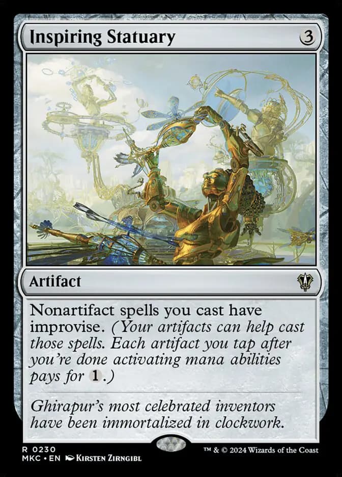 Card image of Inspiring Statuary
