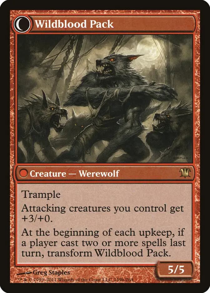 Card image of Instigator Gang / Wildblood Pack