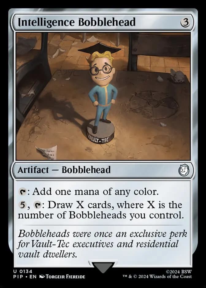 Card image of Intelligence Bobblehead