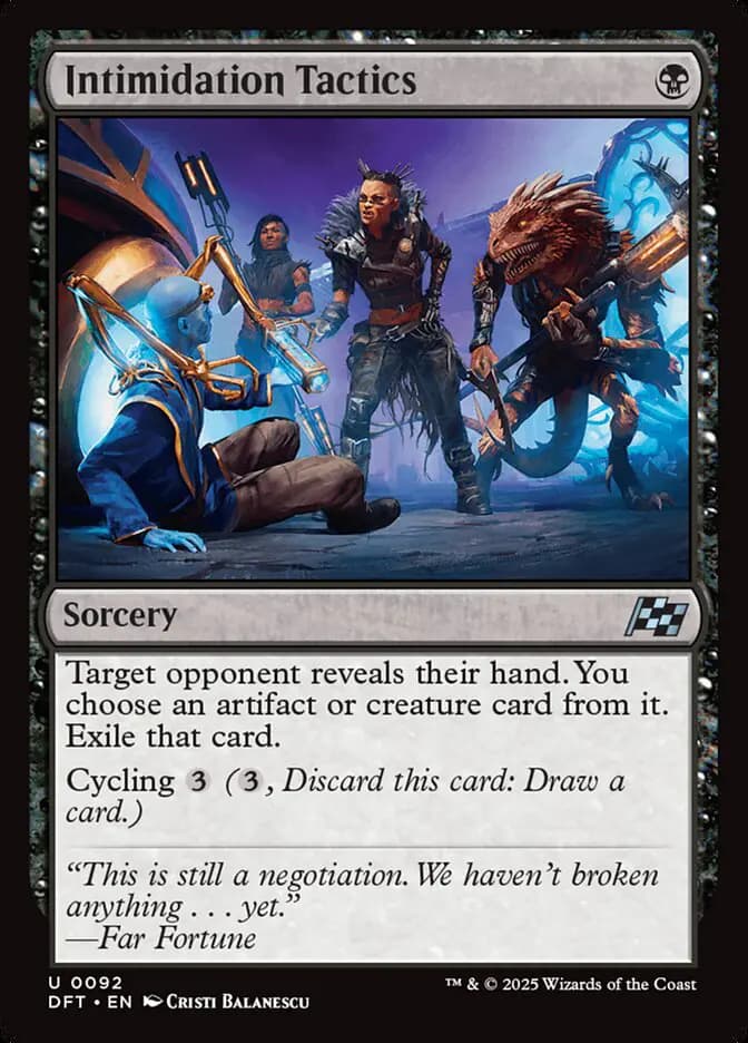 Card image of Intimidation Tactics