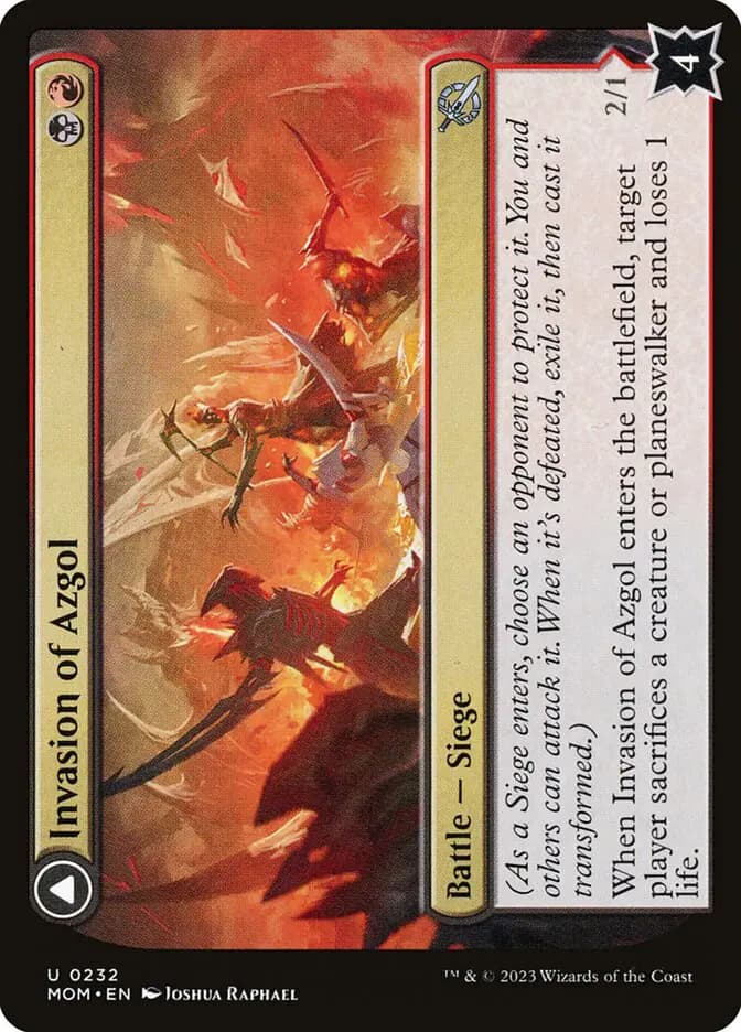 Card image of Invasion of Azgol / Ashen Reaper
