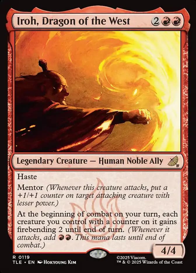 Card image of Iroh, Dragon of the West