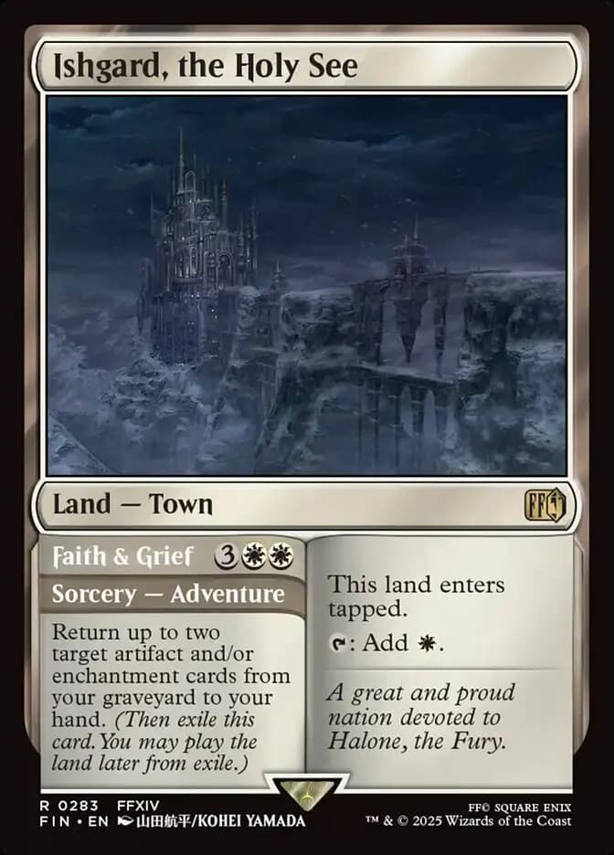 Card image of Ishgard, the Holy See / Faith & Grief