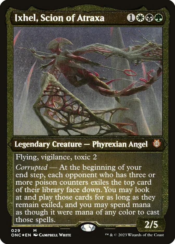 Card image of Ixhel, Scion of Atraxa