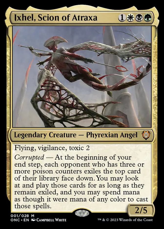 Card image of Ixhel, Scion of Atraxa