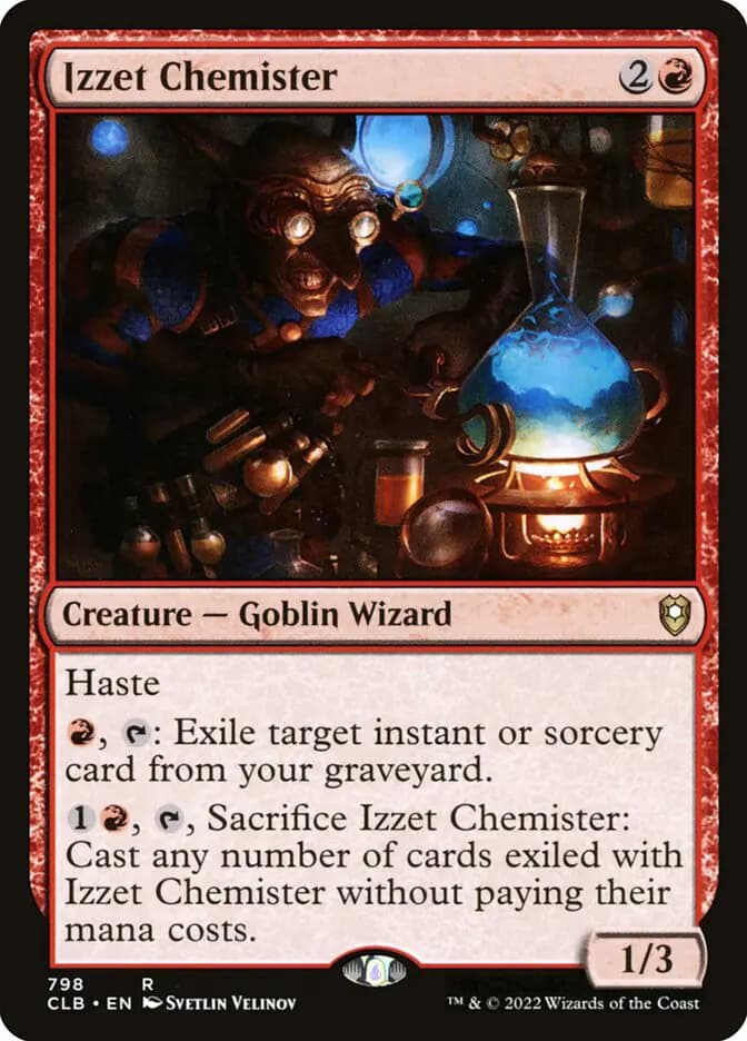 Card image of Izzet Chemister