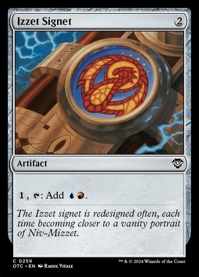 Card image of Izzet Signet