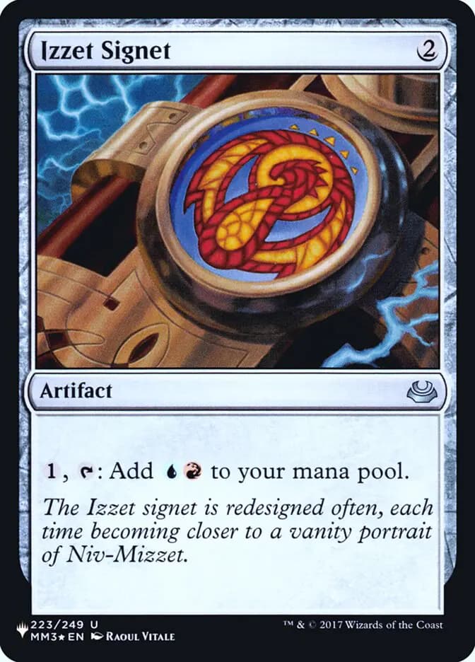 Card image of Izzet Signet