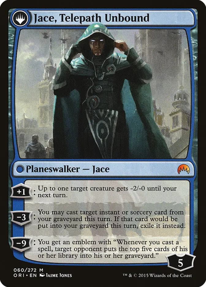 Card image of Jace, Vryn's Prodigy / Jace, Telepath Unbound