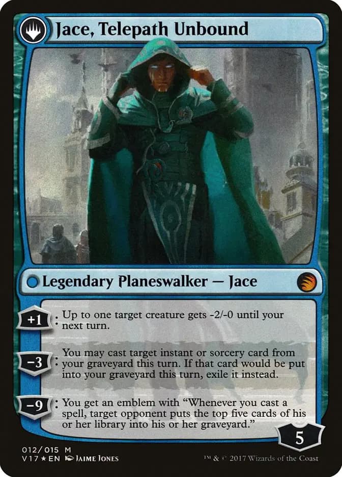 Card image of Jace, Vryn's Prodigy / Jace, Telepath Unbound