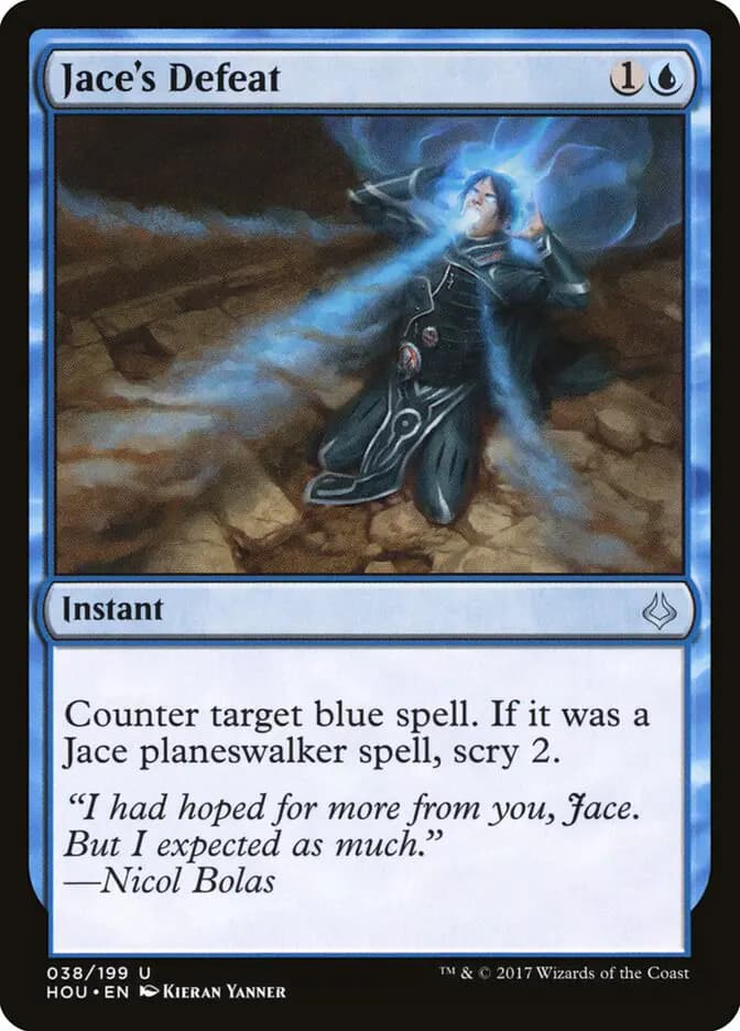 Card image of Jace's Defeat