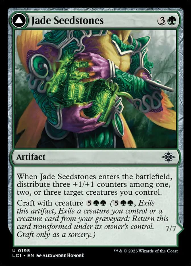 Card image of Jade Seedstones / Jadeheart Attendant