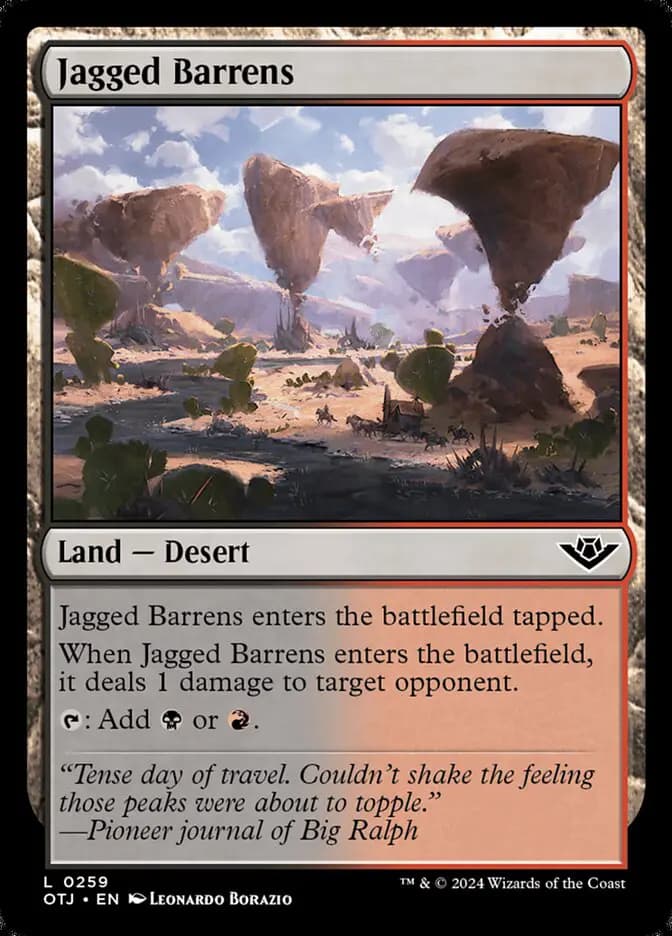 Card image of Jagged Barrens