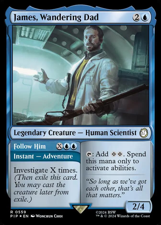 Card image of James, Wandering Dad / Follow Him