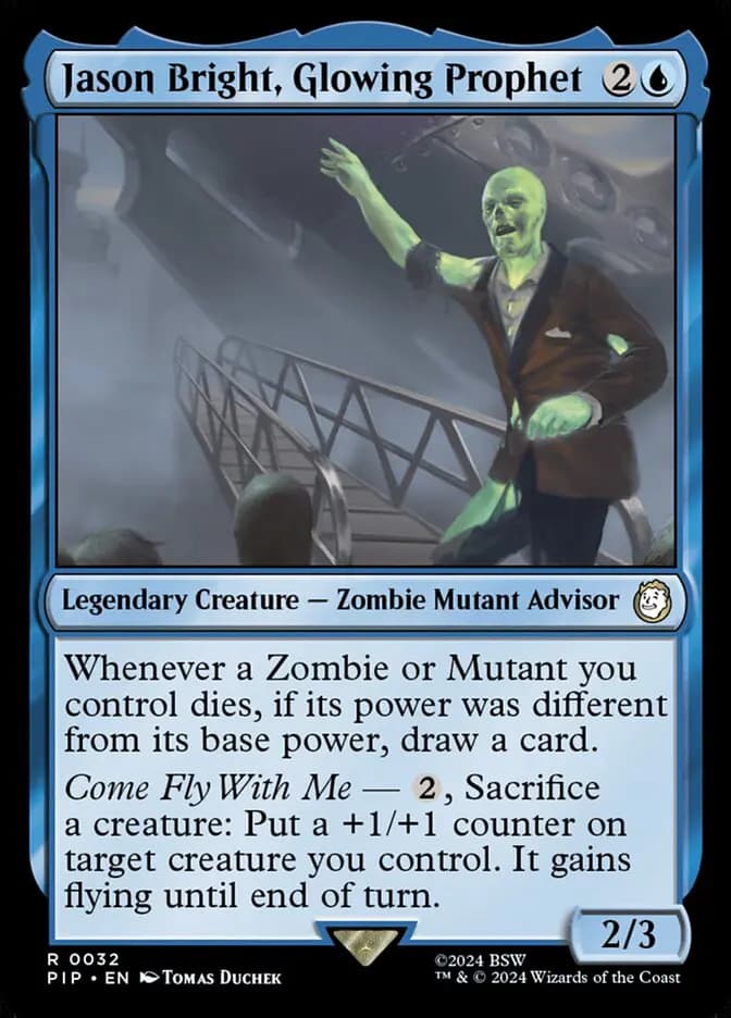 Card image of Jason Bright, Glowing Prophet
