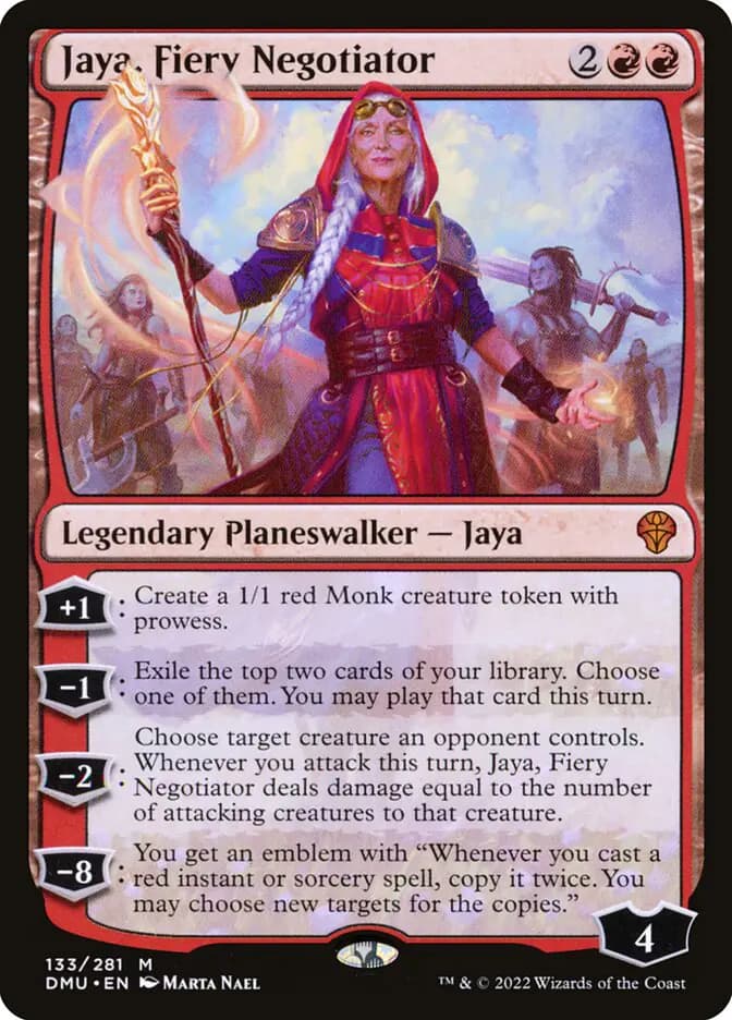 Card image of Jaya, Fiery Negotiator