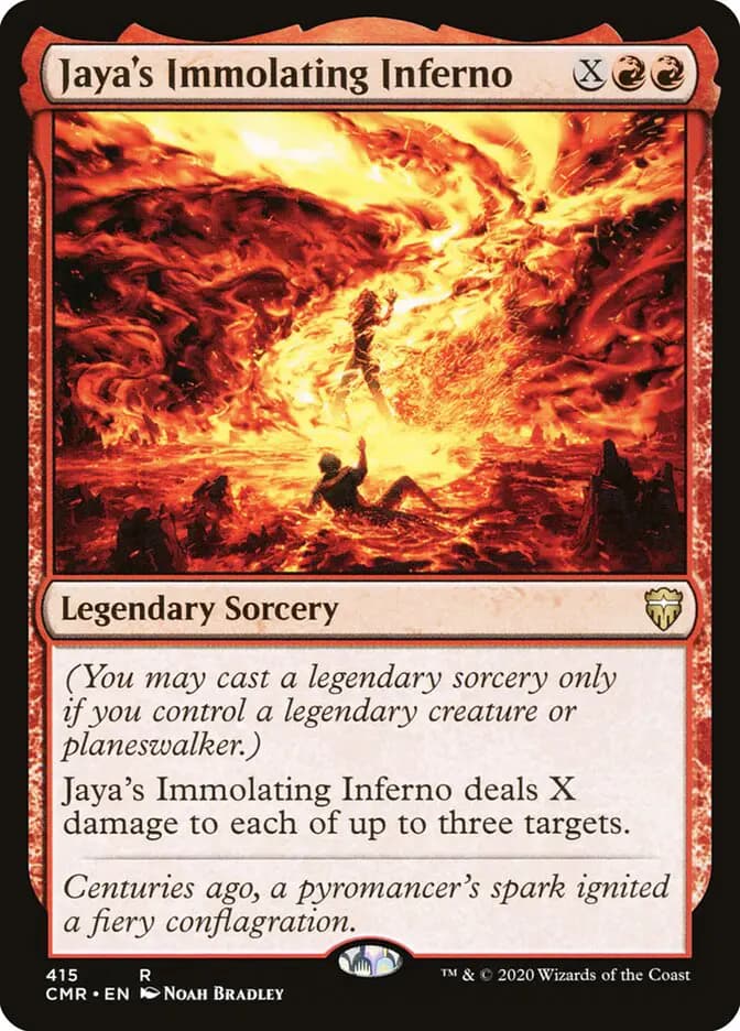 Card image of Jaya's Immolating Inferno