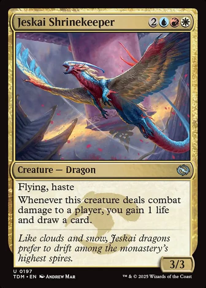 Card image of Jeskai Shrinekeeper
