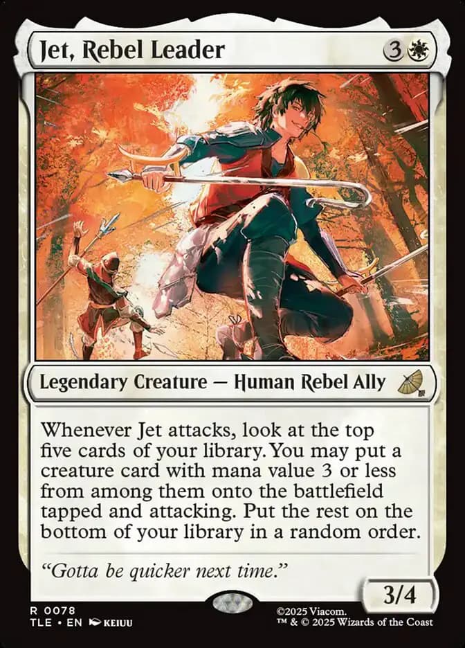 Card image of Jet, Rebel Leader