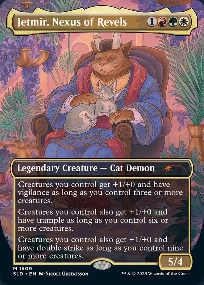 Card image of Jetmir, Nexus of Revels / Jetmir, Nexus of Revels
