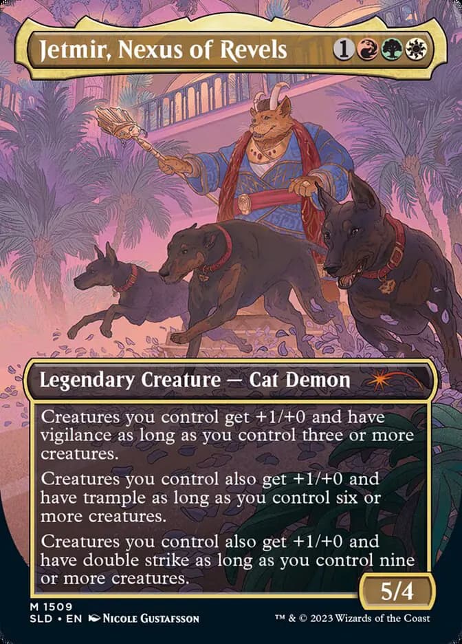 Card image of Jetmir, Nexus of Revels / Jetmir, Nexus of Revels