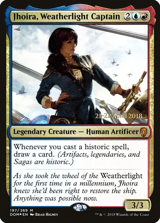 Card image of Jhoira, Weatherlight Captain