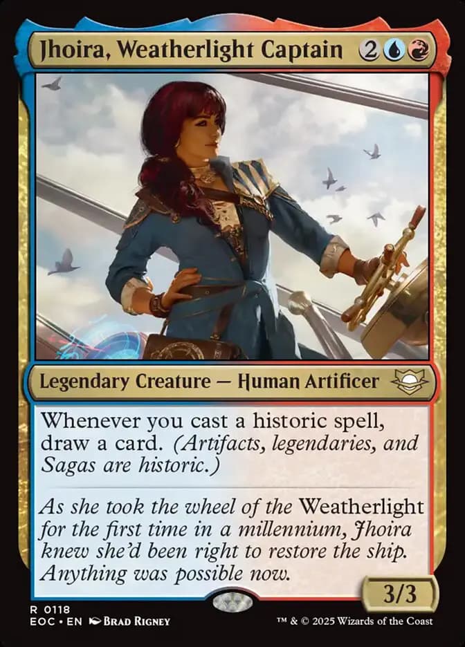 Card image of Jhoira, Weatherlight Captain