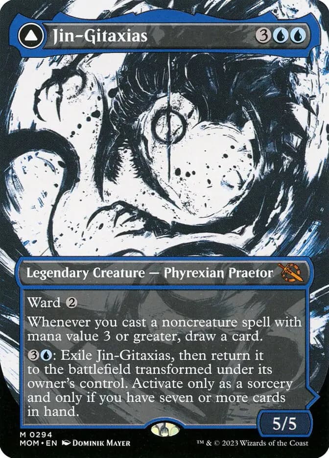 Card image of Jin-Gitaxias / The Great Synthesis