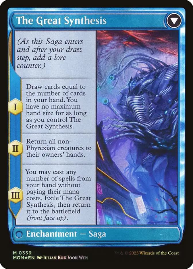 Card image of Jin-Gitaxias / The Great Synthesis
