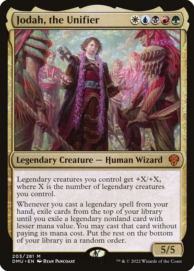 Card image of Jodah, the Unifier