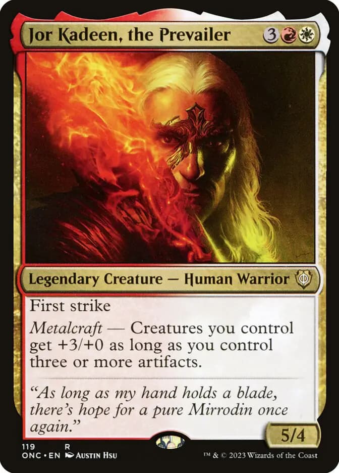 Card image of Jor Kadeen, the Prevailer