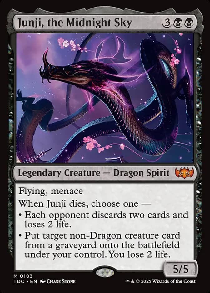 Card image of Junji, the Midnight Sky